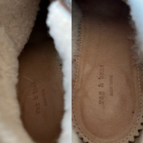 RAG & BONE  Harrow Ankle Boots with Sherpa Lining - Picture 14 of 16